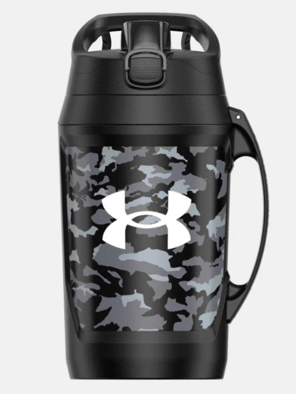 Under Armour Playmaker 64 oz. Printed Water Bottle, Black and White Camo